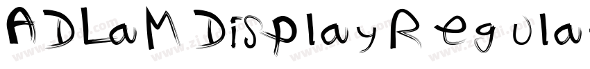 ADLaM Display Regula字体转换